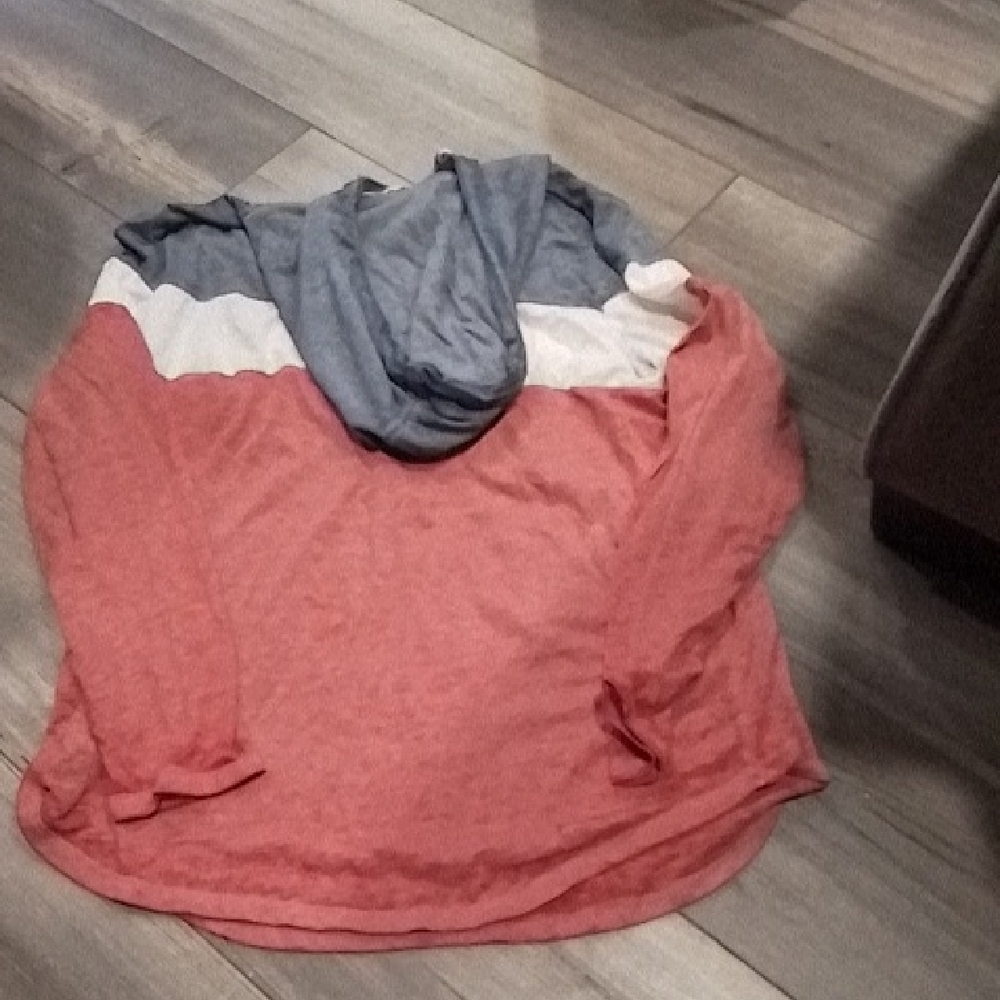 Colorblock Hoodie with Drawstring - Picture 4 of 6